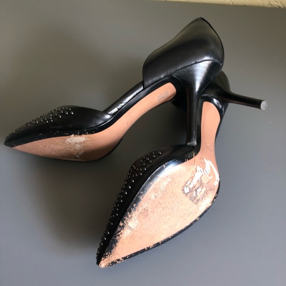 Coach Leather Studded Stiletto Heels - Picture 8 of 8